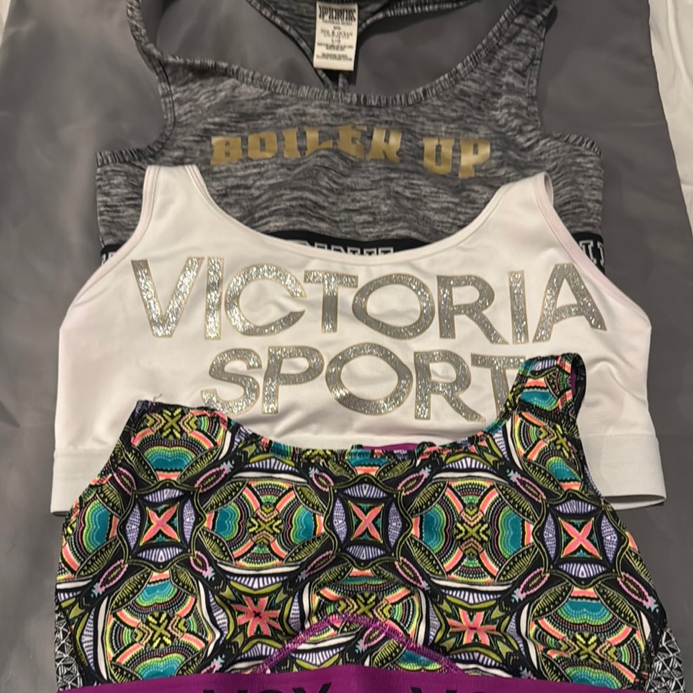 PINK AND Victoria's Secret Sports Bra bundle